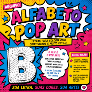 Alfabeto Pop Art