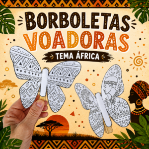 Borboletas voadoras- Tema África