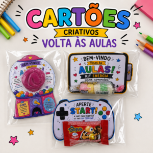 Kit de Cartões de Volta às Aulas