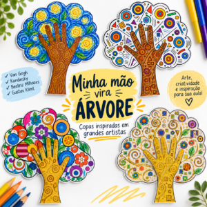 Minha Mão Vira Árvore: Copas inspiradas em grandes artistas