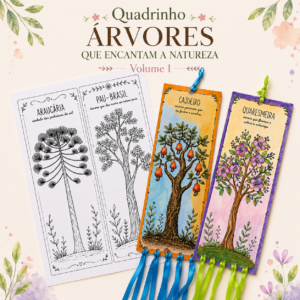 Quadrinhos Árvores que Encantam a Natureza – Volume 1
