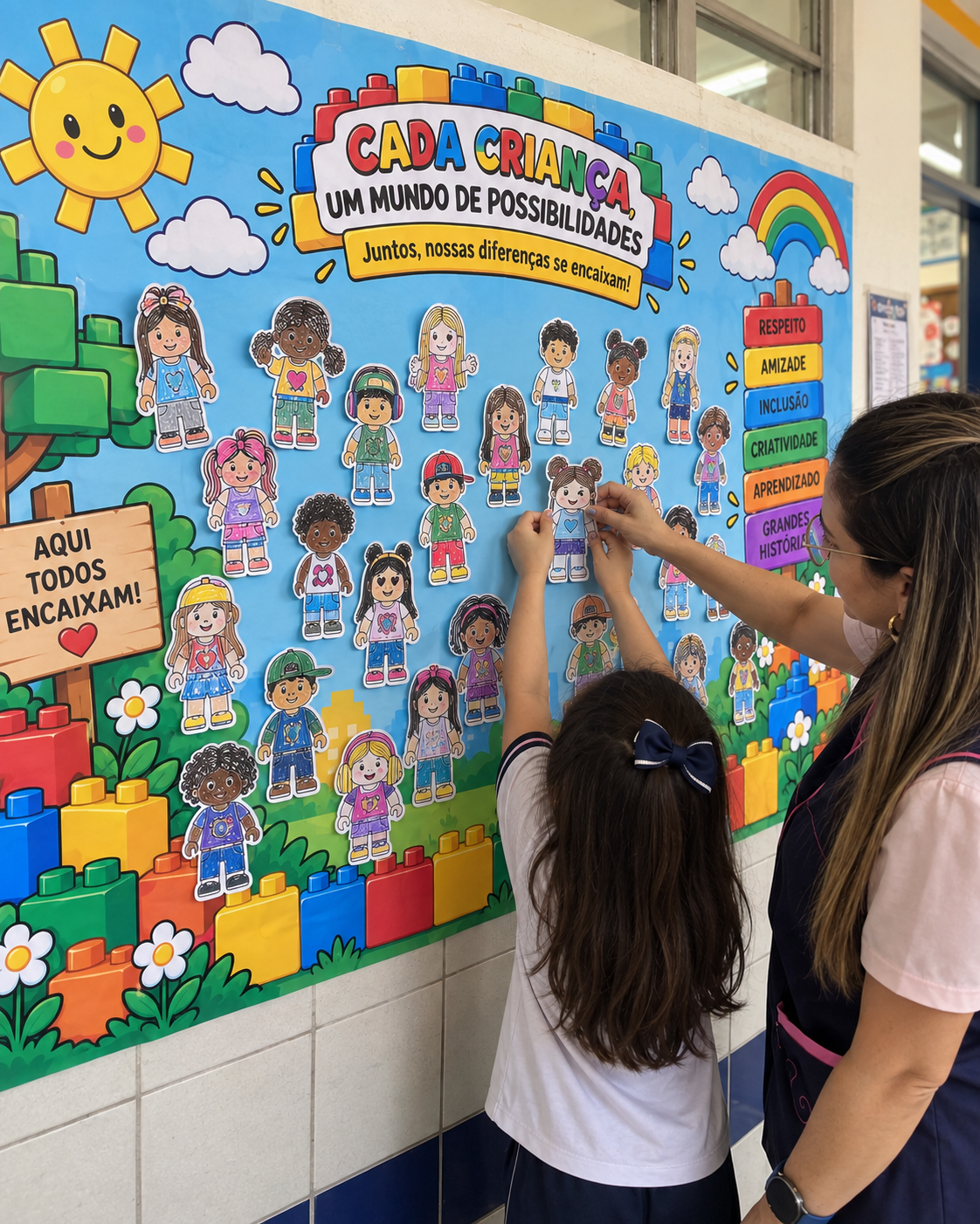 Peças que Fazem Parte de Mim- Inspirado no Lego
