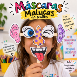 Máscaras Malucas no Palito