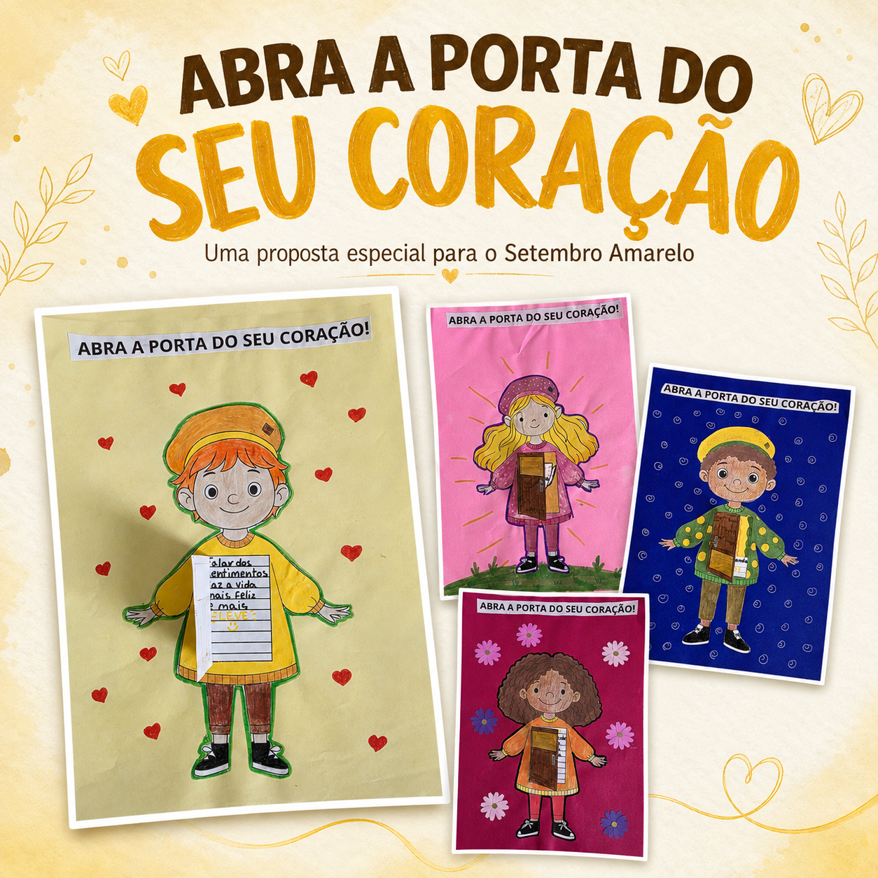 Abra a Porta do Seu Coração: Atividade para o Setembro Amarelo