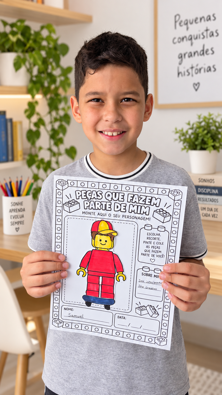 Peças que Fazem Parte de Mim- Inspirado no Lego - Imagem 3