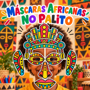Máscaras Africanas no Palito