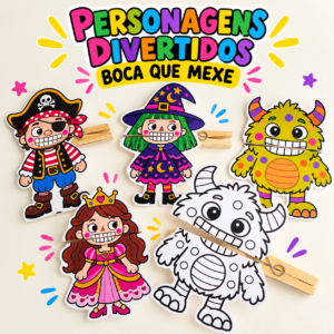 Personagens divertidos- Boca que mexe